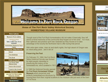 Tablet Screenshot of fortrockoregon.com